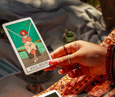 Tarotläsning med ett kort